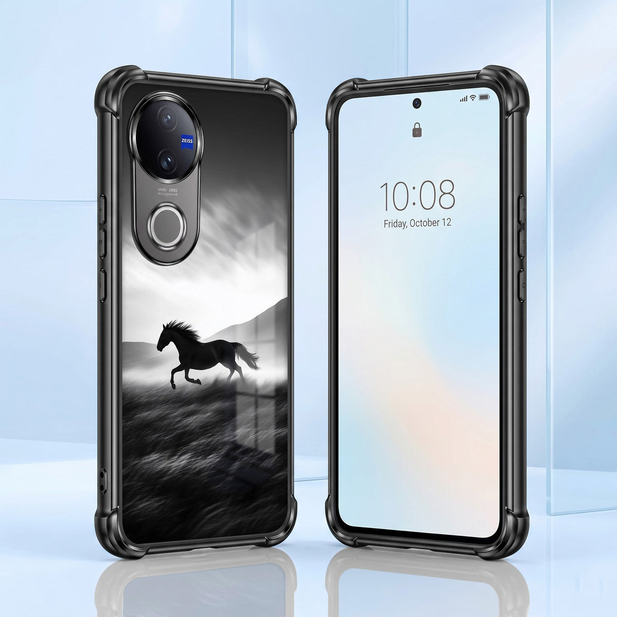 Vivo V50 5G Running Horse Printed Back Case