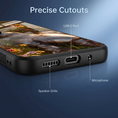 Vivo V40 Pro 5G Armored Knight Acrylic Glass Back Case