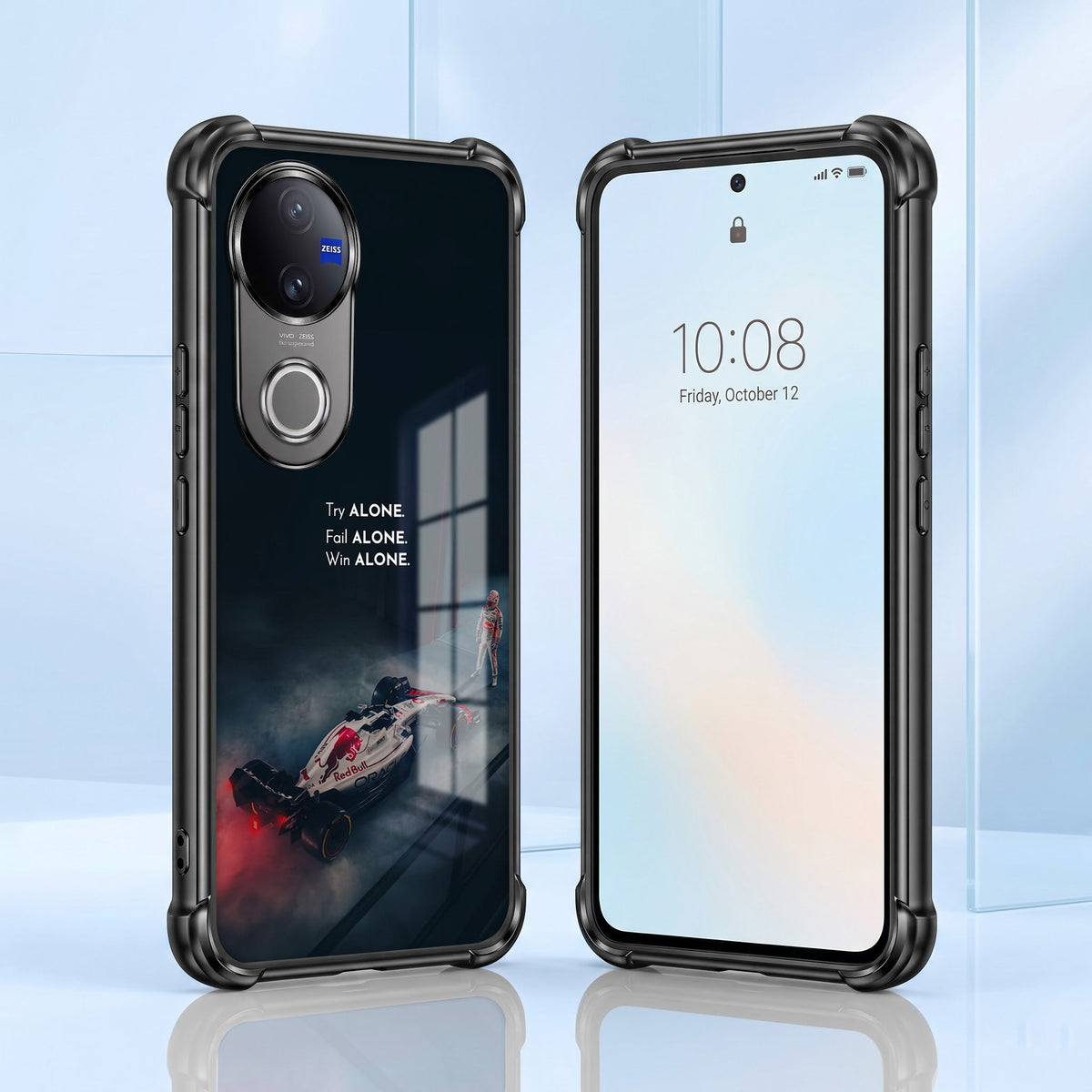 Vivo V50 5G F1 Alone Airbags Printed Back Case