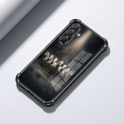 Samsung Galaxy A56 5G Running Horses Airbags Printed Back Case