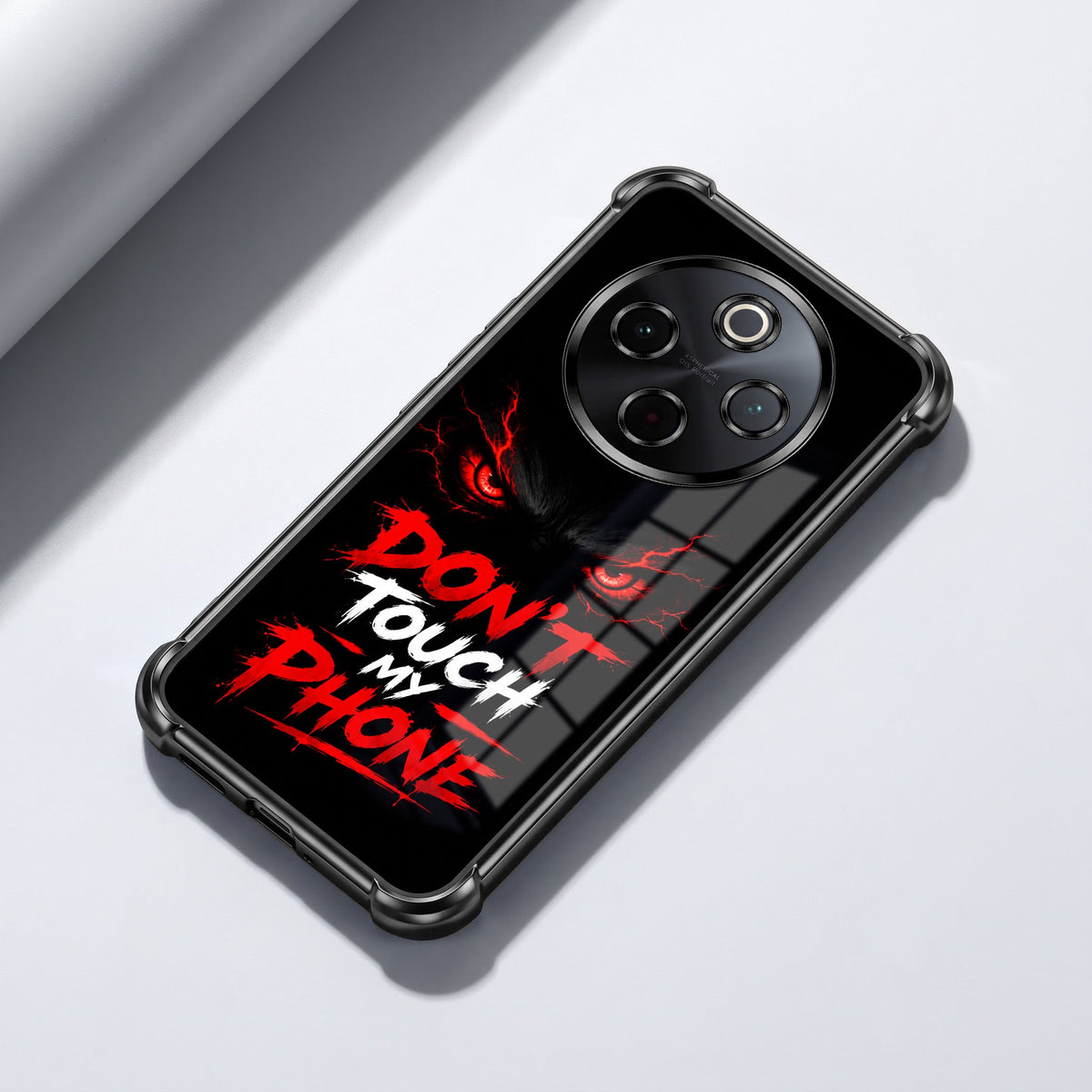 Vivo T4 5G Don't Touch My Phone Airbags Printed Back Case