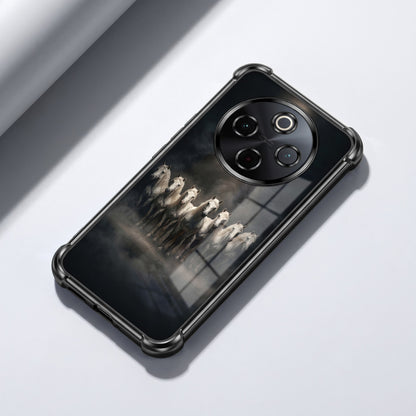 Vivo T4 5G Running Horses Airbags Printed Back Case