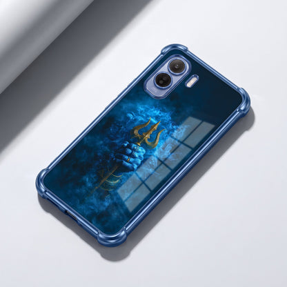 Vivo T5 Pro 5G Premium Golden Trishul Airbags Printed Back Case
