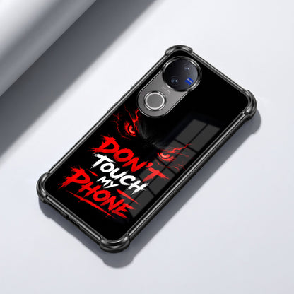 Vivo V50 5G Don't Touch My Phone Airbags Printed Back Case