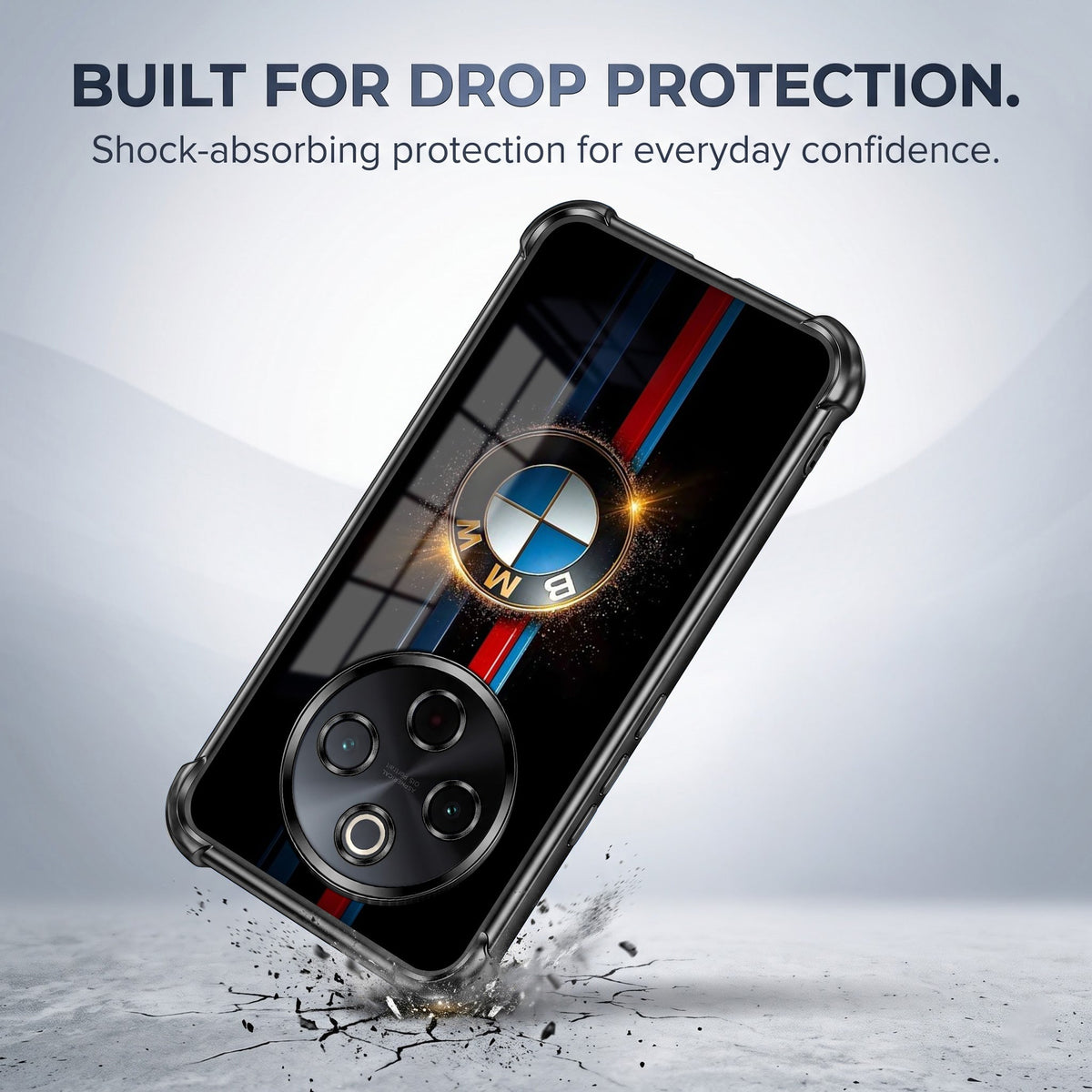Vivo T4 5G Premium BMW Logo Airbags Printed Back Case