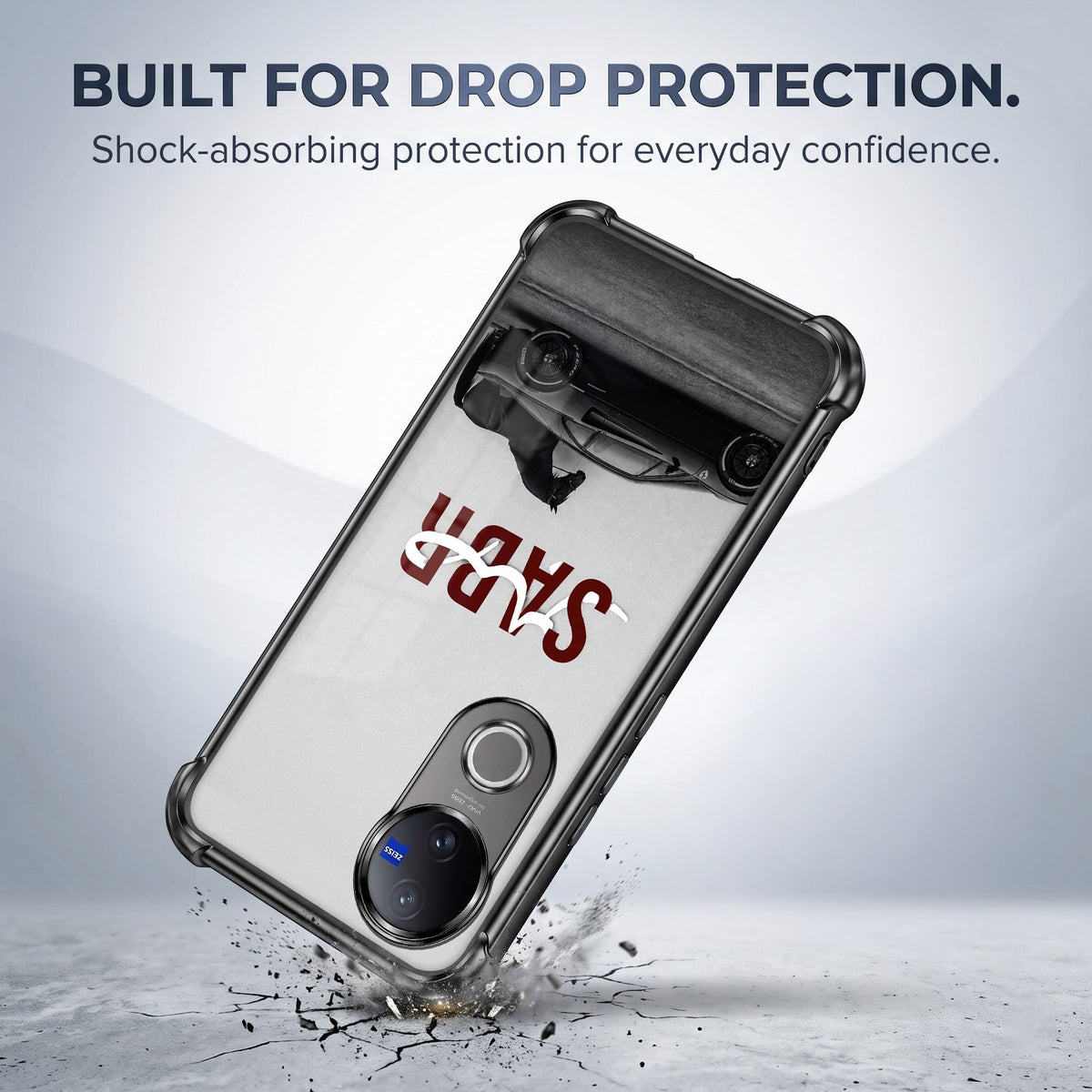 Vivo V50 5G SABR Airbags Printed Back Case