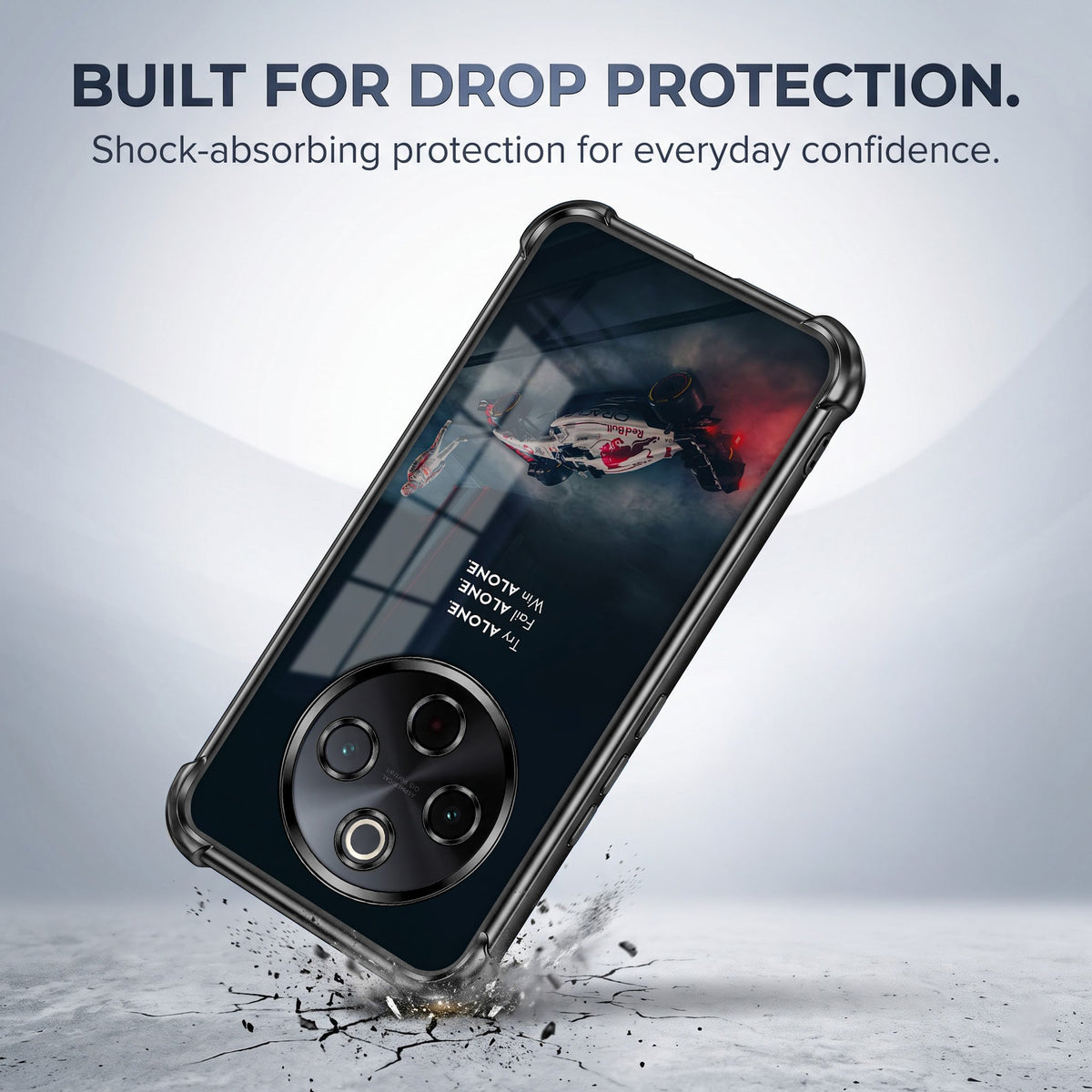 Vivo T4 5G F1 Alone Airbags Printed Back Case