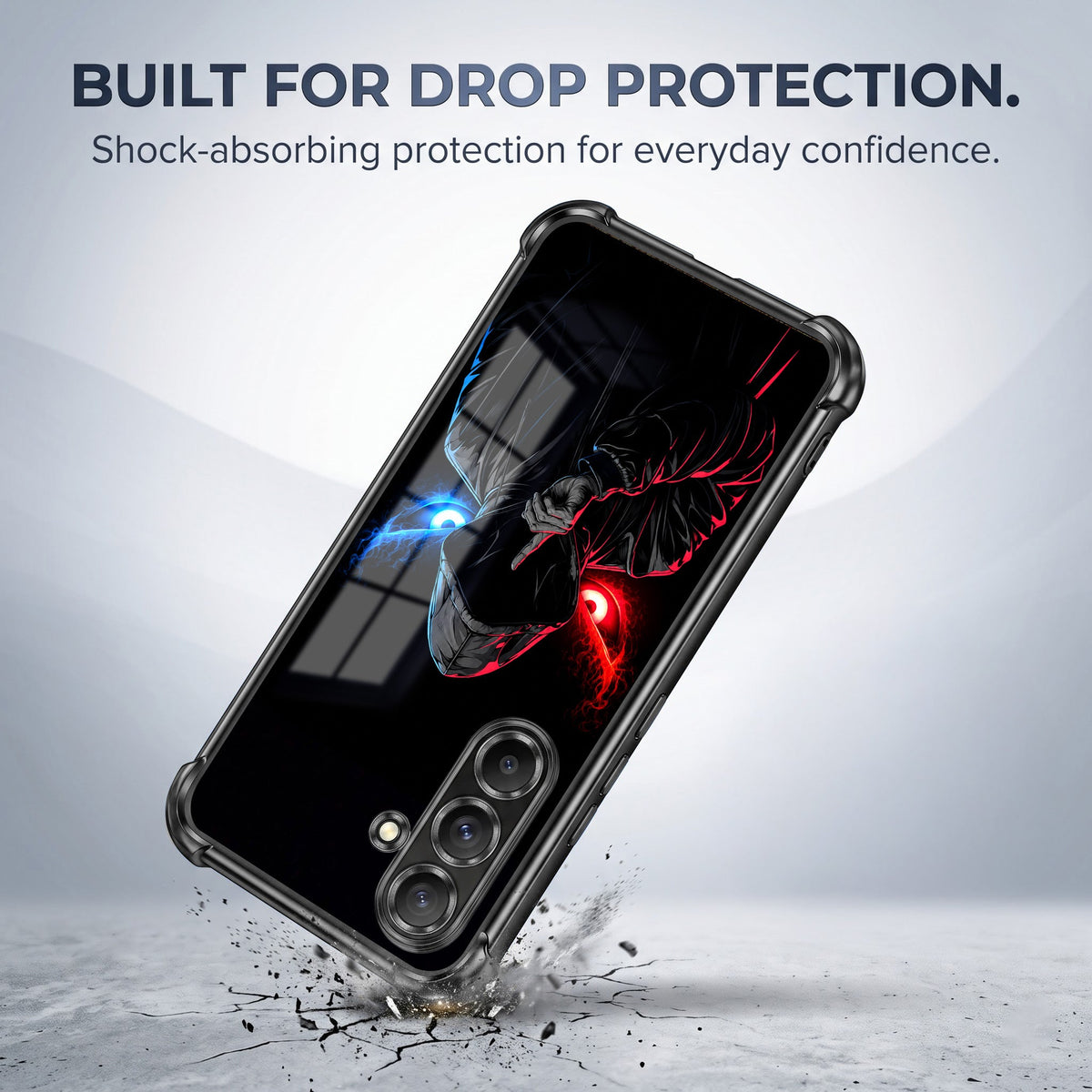 Samsung Galaxy A36 5G Hooded Shadow Demon Airbags Printed Back Case