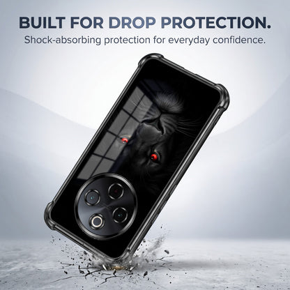 Vivo T4 5G Premium Black Lion Airbags Printed Back Case