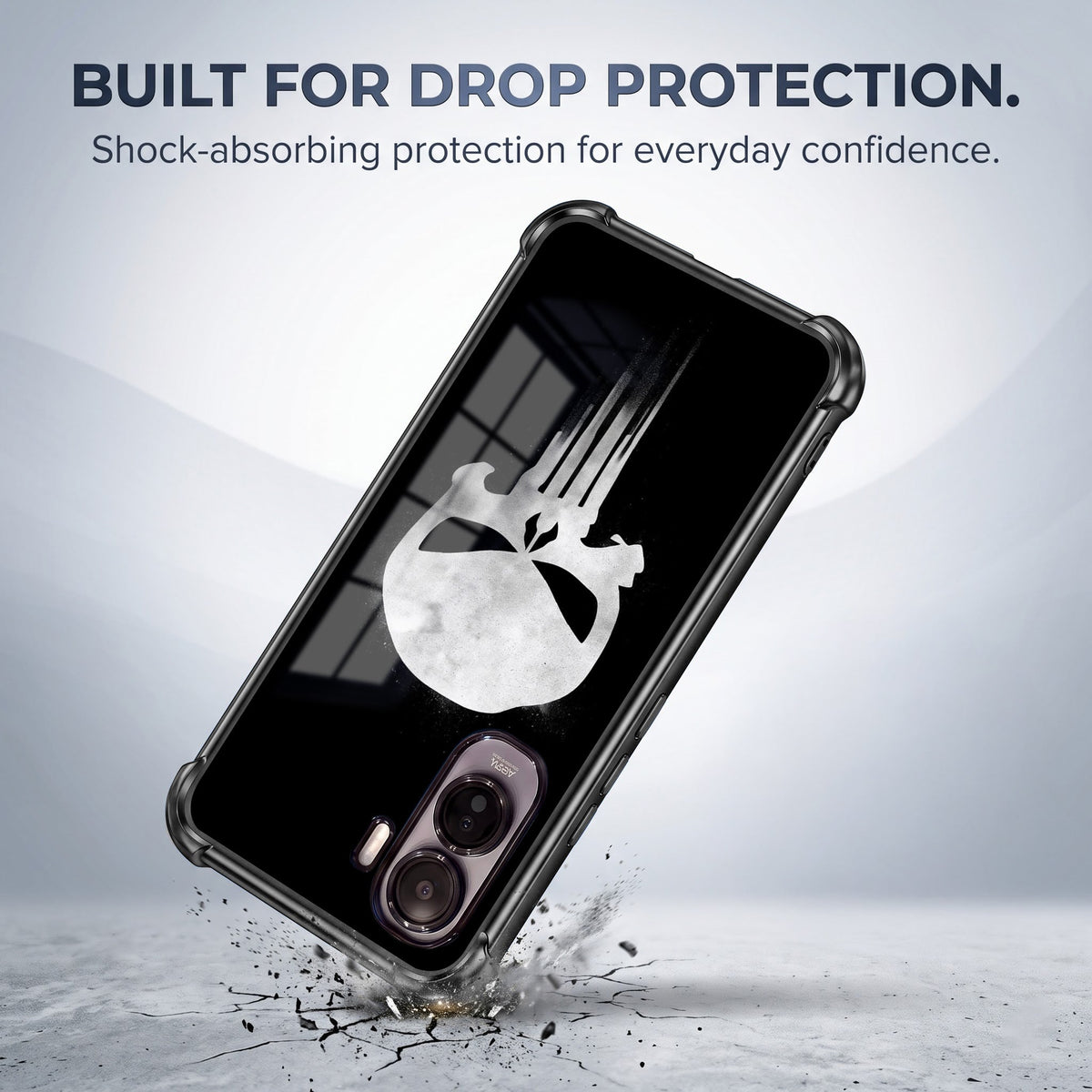Vivo T5 Pro 5G Ghost Armor Airbags Printed Back Case