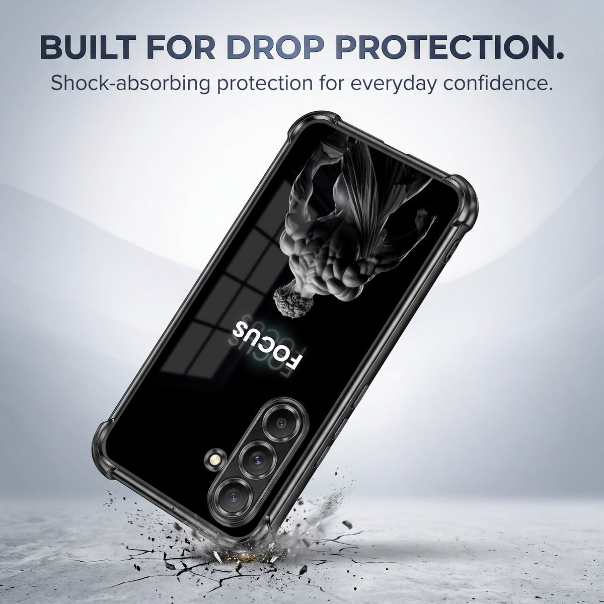 Samsung Galaxy A56 5G Focus Airbags Printed Back Case