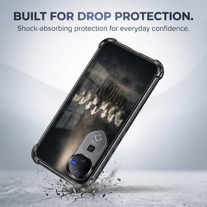 Vivo V40 Pro 5G Running Horses Airbags Printed Back Case