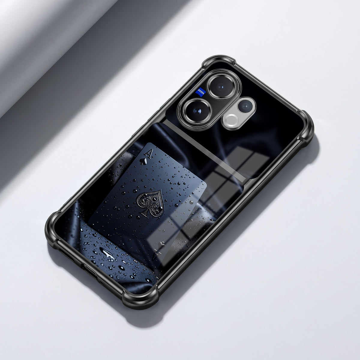 Vivo V60 5G Ace King Dual-Tone Transparent Airbags Case