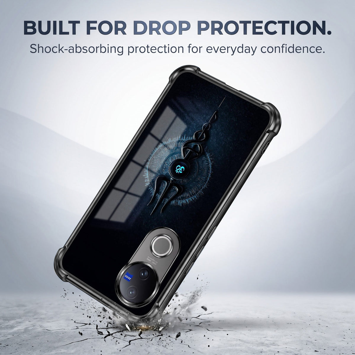 Vivo V50 5G Shiva Aura Airbags Printed Back Case