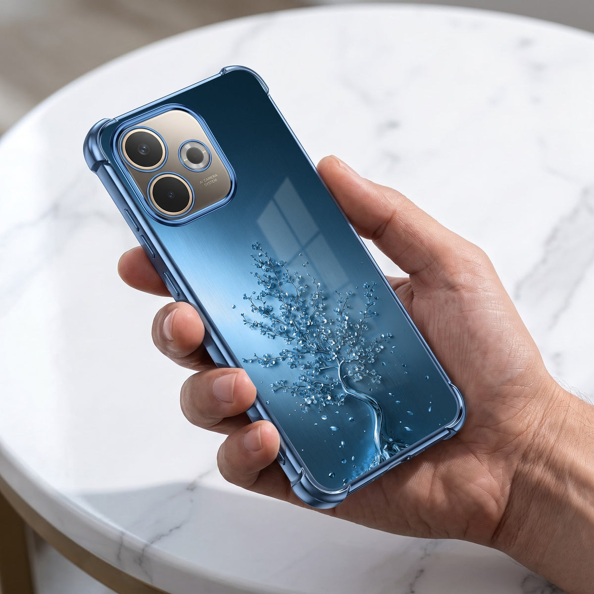 Oppo A5 Pro 5G Faith Tree Airbags Printed Back Case