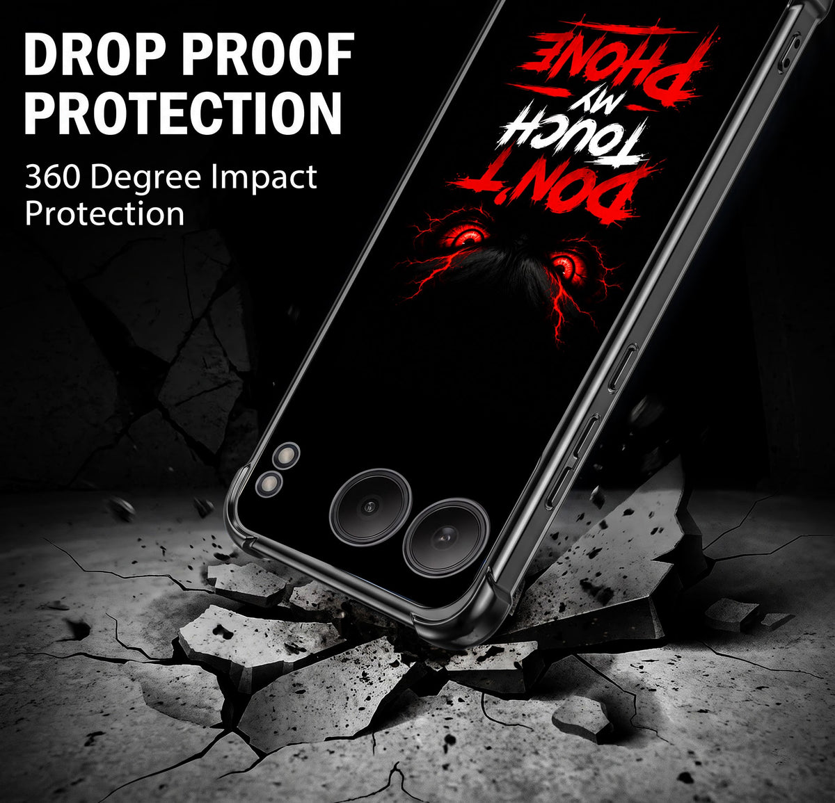 One Plus Nord 4 5G Don't Touch My Phone Airbags Printed Back Case