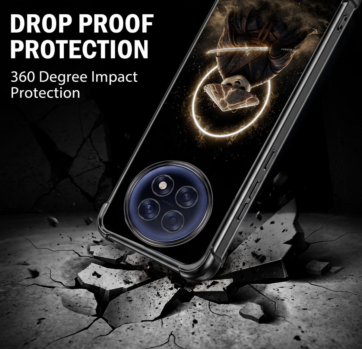 Oppo F31 Pro+ 5G Warrior Panda Airbags Printed Back Case