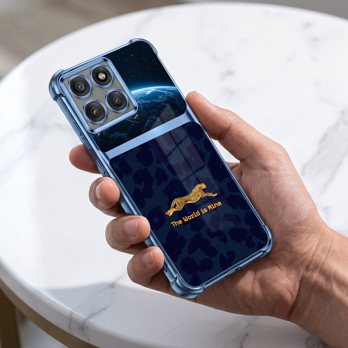 Motorola Edge 60 Pro 5G World Is Mine Dual-Tone Transparent Airbags Case