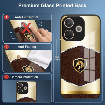 Oppo A5 Pro 5G Dragon Crest Acrylic Glass Back Case