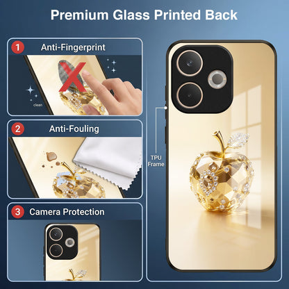 Oppo A5 Pro 5G Golden Apple Acrylic Glass Back Case