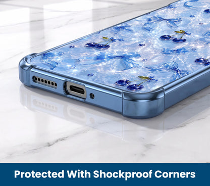 One Plus Nord 4 5G Blue Cherry Airbags Printed Back Case