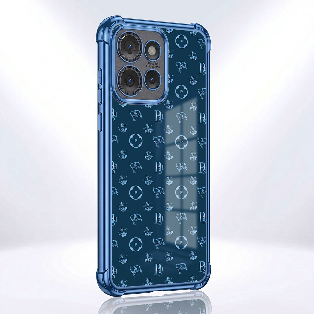 Motorola Edge 50 5G Luxury Monogram Blue Airbags Printed Back Case