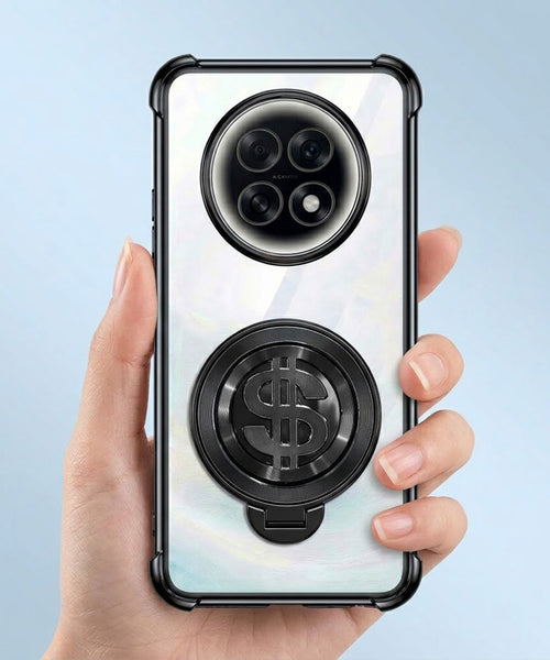 Oppo F31 Pro+ 5G Four Corner Airbags 100% Original Astro Money Magnet Rotating Dollar Case (Buy 1 Get 1 Free Surprise Cover)