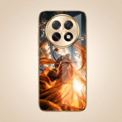 Oppo F31 Pro+ 5G Divine Hanuman Gold Electroplated Glass Phone Back Case