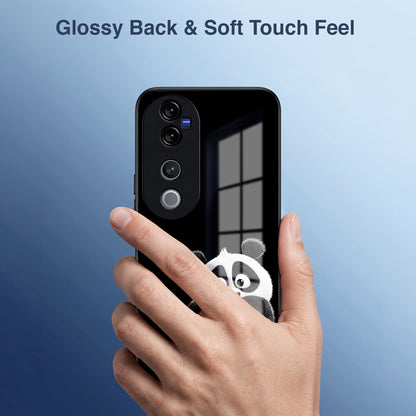 Vivo V40 Pro 5G Cute Panda Acrylic Glass Back Case