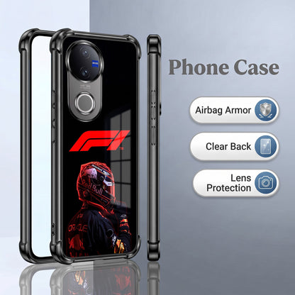 Vivo V50 5G F1 Rider Airbags Printed Back Case