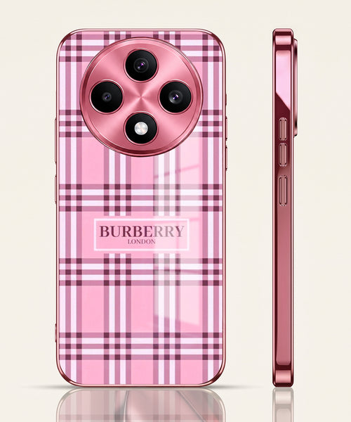 Oppo F27 Pro+ 5G Midnight Pearl Wave Pink Electroplated Glass Phone Back Case