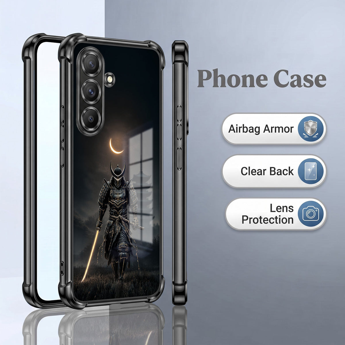 Samsung Galaxy A56 5G Samurai Warrior Airbags Printed Back Case