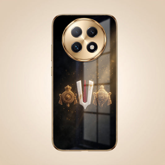 Oppo F29 Pro 5G Royal Heritage Edition Gold Electroplated Glass Phone Back Case