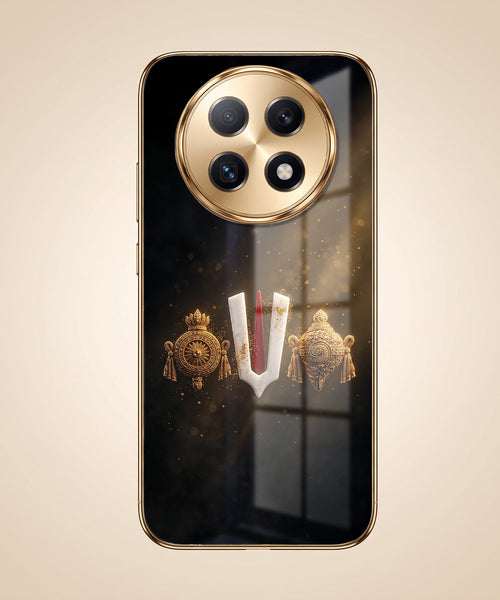 Oppo F29 Pro 5G Royal Heritage Edition Gold Electroplated Glass Phone Back Case