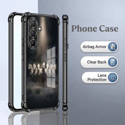 Samsung Galaxy A36 5G Running Horses Airbags Printed Back Case