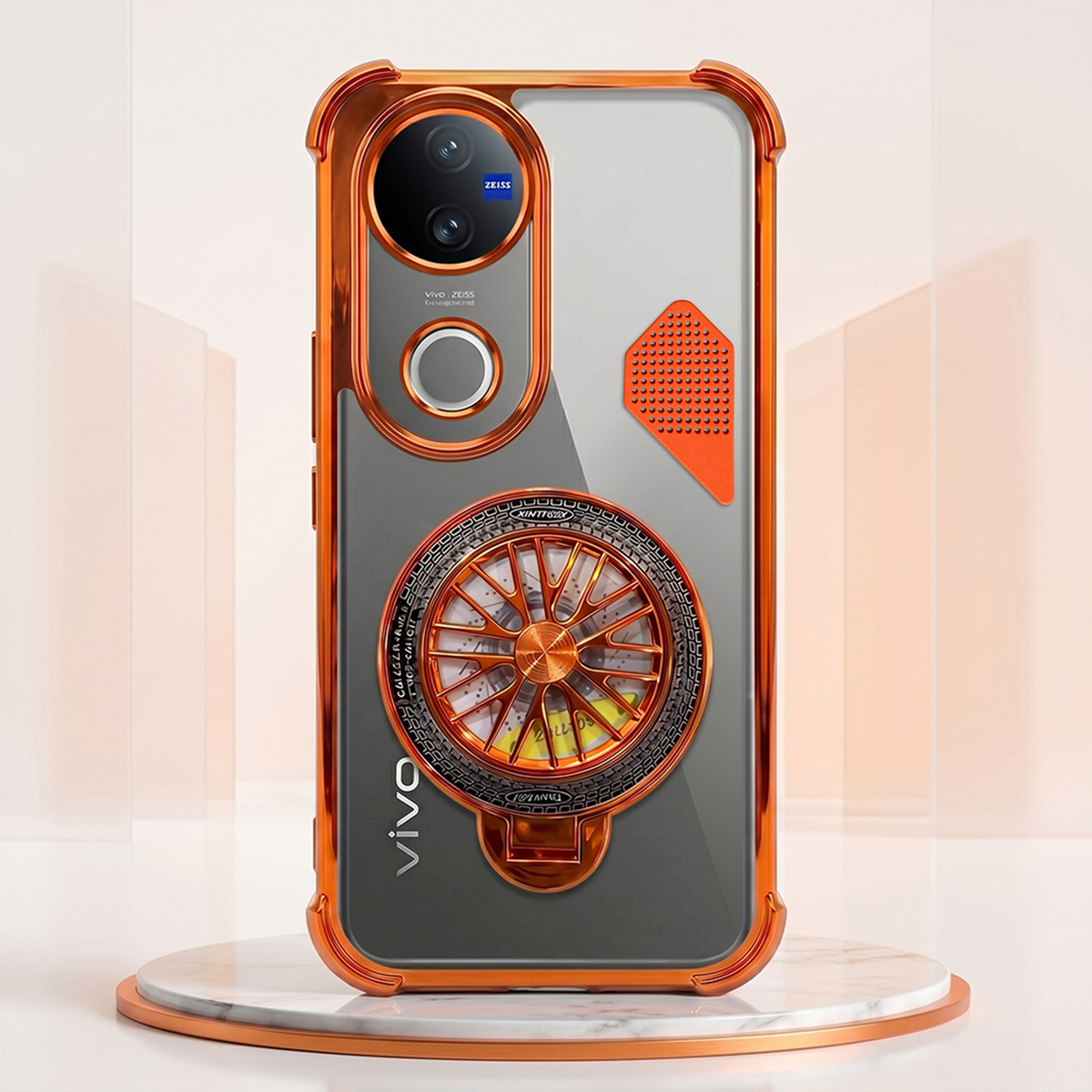 Vivo V50 5G Stress Buster Wheel Shockproof Airbag Heat-Dissipation Case