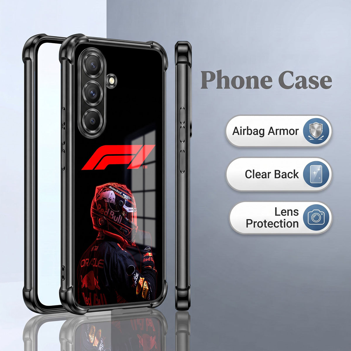 Samsung Galaxy A56 5G F1 Rider Airbags Printed Back Case