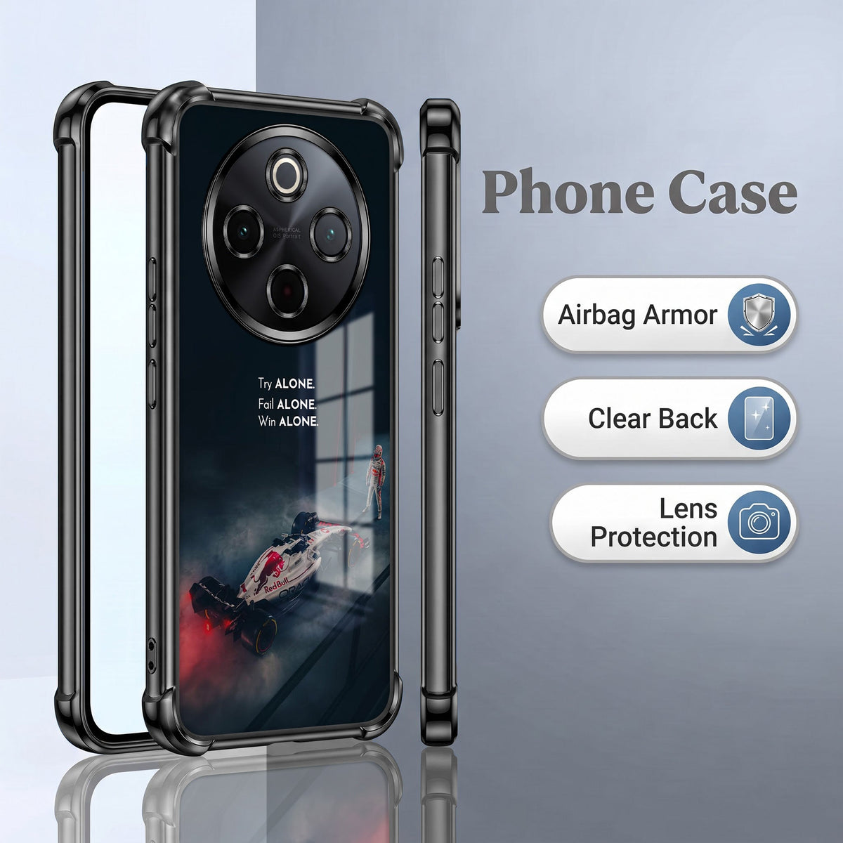 Vivo T4 5G F1 Alone Airbags Printed Back Case