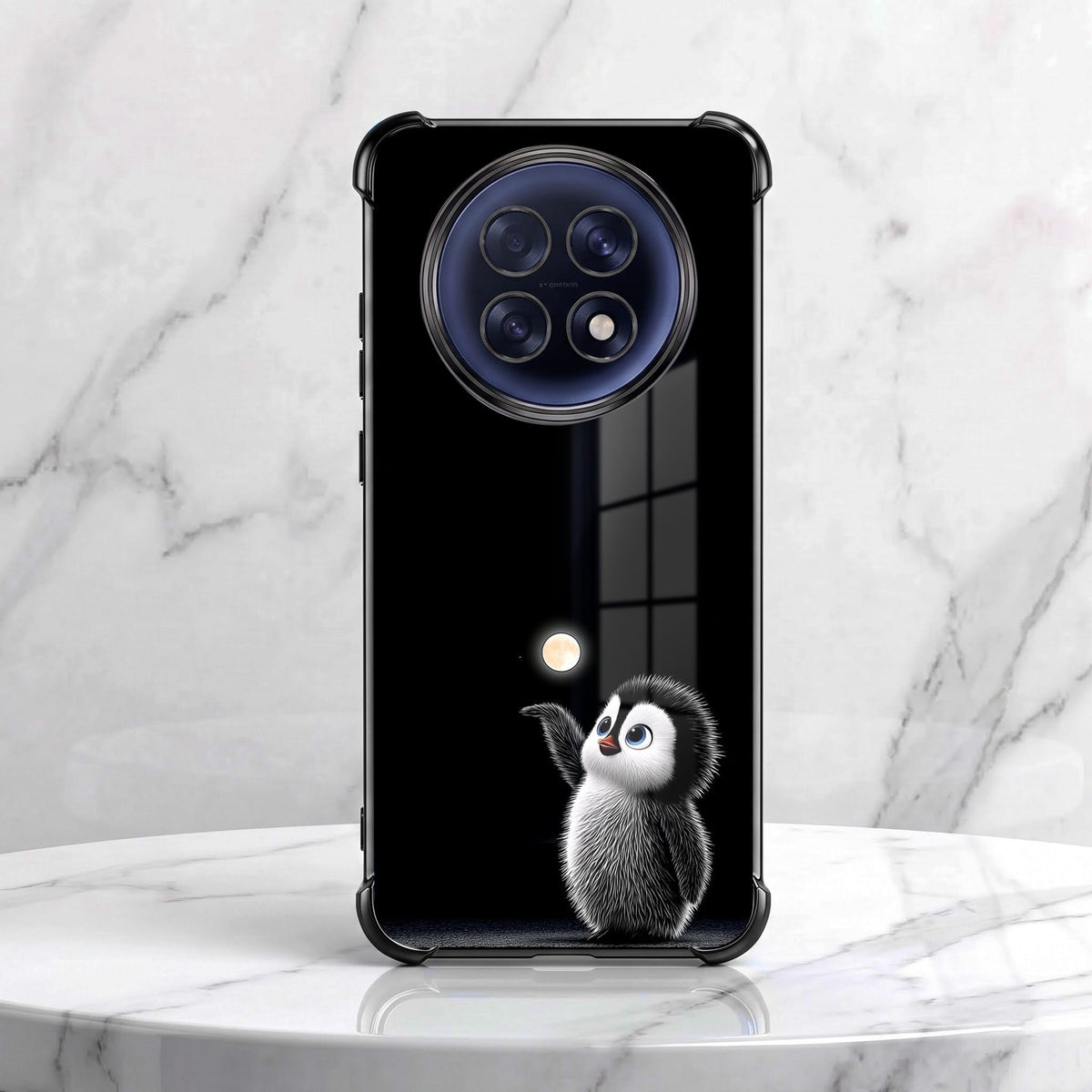 Oppo F31 Pro+ 5G Moonlight Penguin Airbags Printed Back Case