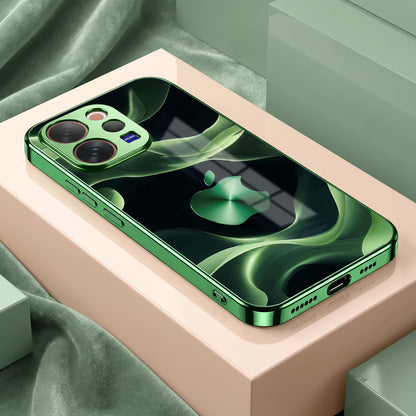Vivo V70 5G Wave Apple Green Electroplated Glass Back Case