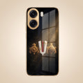 Oppo K14x 5G Royal Heritage Edition Gold Electroplated Glass Phone Back Case