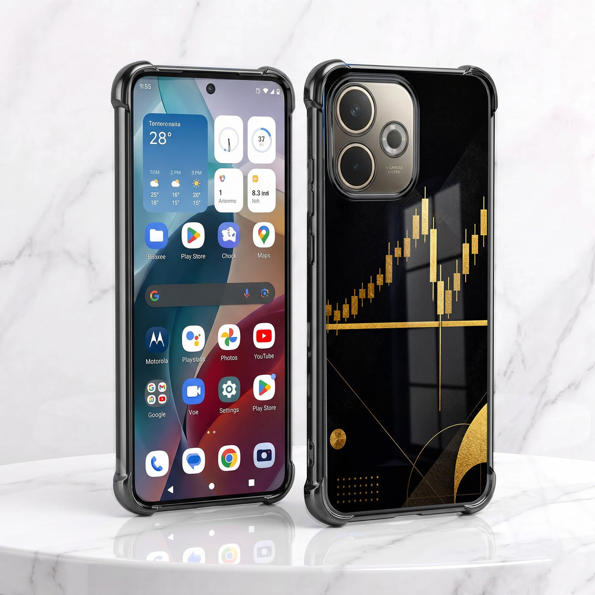 Oppo A5 Pro 5G Trading Candles Airbags Printed Back Case