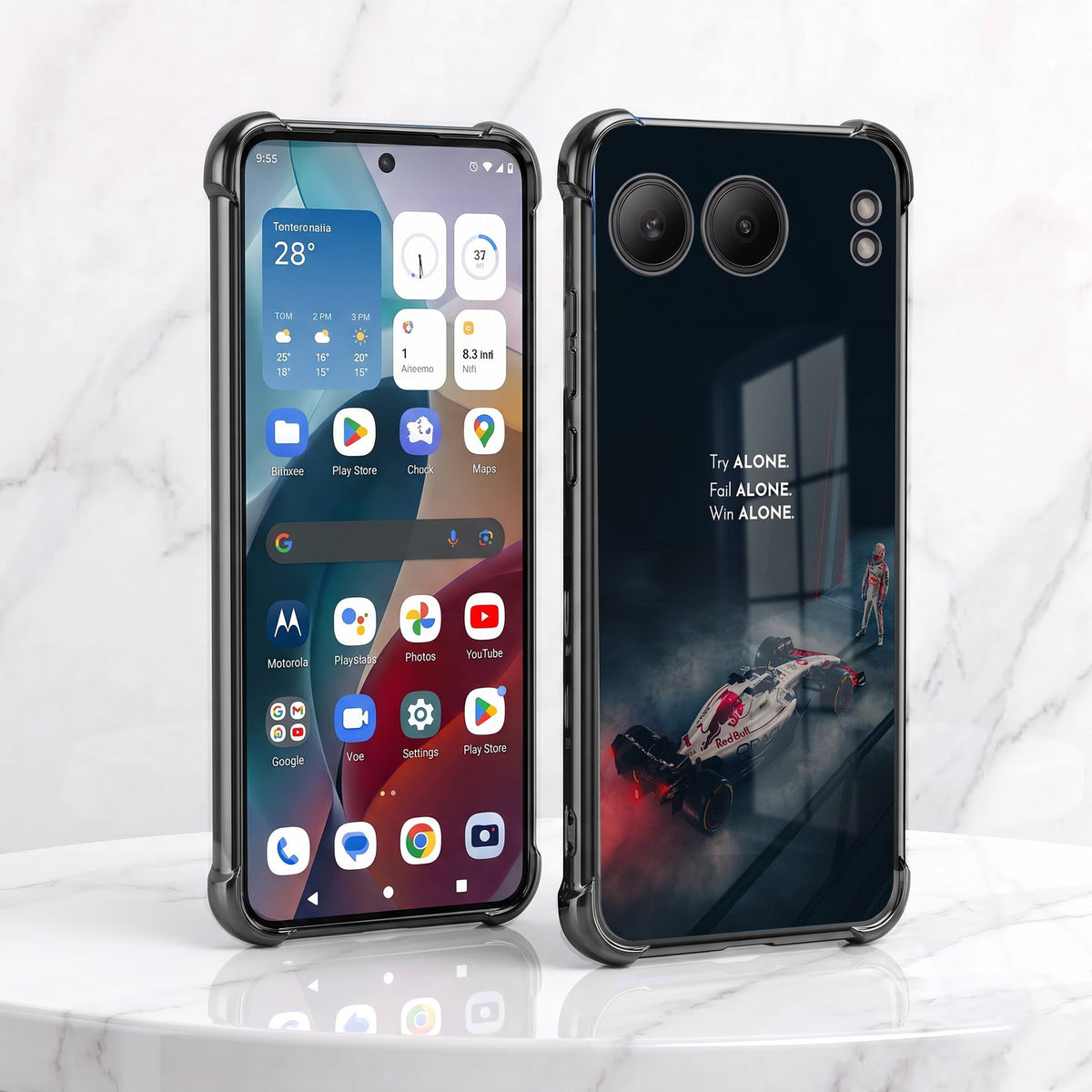 One Plus Nord 4 5G F1 Alone Airbags Printed Back Case