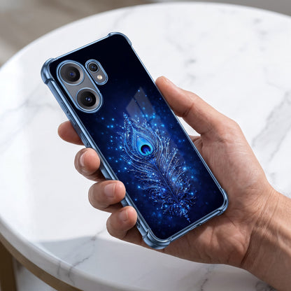 Nothing Phone 2 Pro 5G Premium Peacock Feather Airbags Printed Back Case