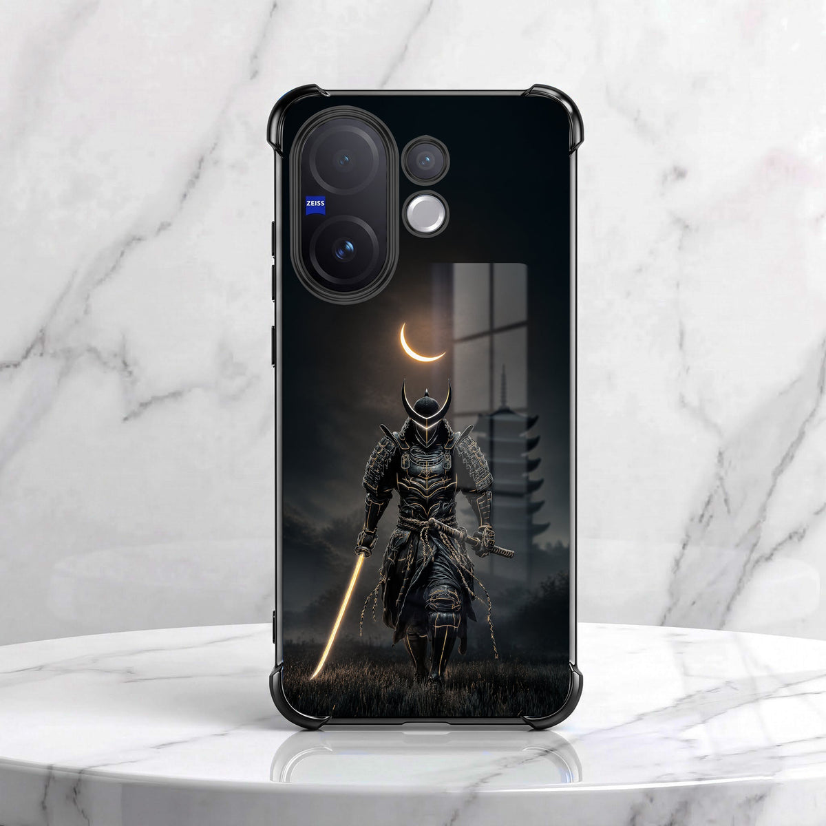 Vivo V60 5G Samurai Warrior Airbags Printed Back Case