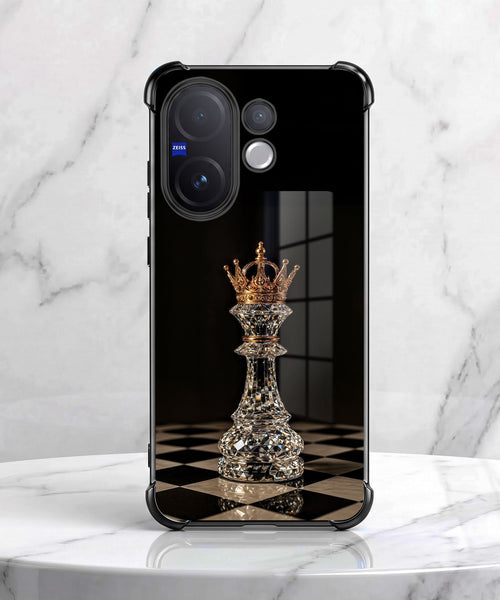 Vivo V60 5G Chess King Airbags Printed Back Case