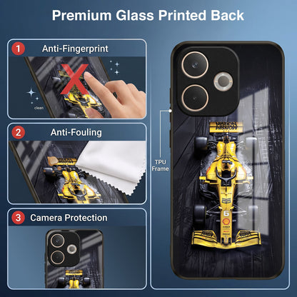 Oppo A5 Pro 5G F1 Racing Car Acrylic Glass Back Case