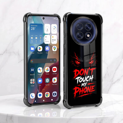 Oppo F31 Pro+ 5G Don't Touch My Phone Airbags Printed Back Case