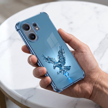 Nothing Phone 2 Pro 5G Blue Eagle Airbags Printed Back Case