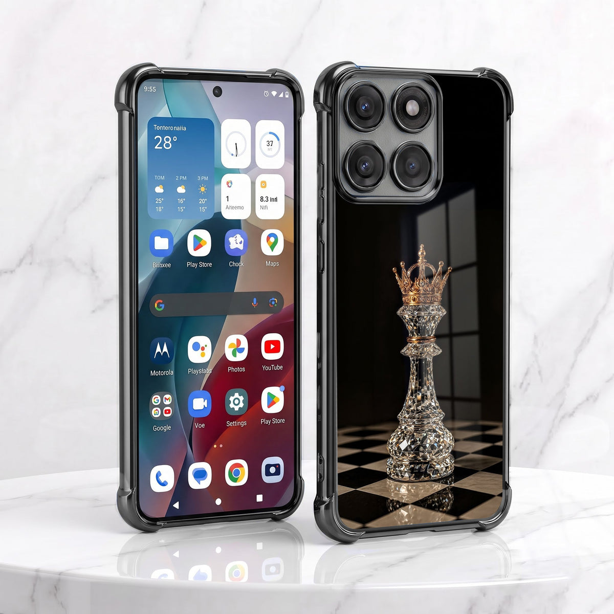Motorola Edge 60 Pro 5G Chess King Airbags Printed Back Case